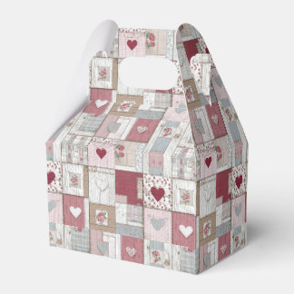 Quilted Hearts Favor Box