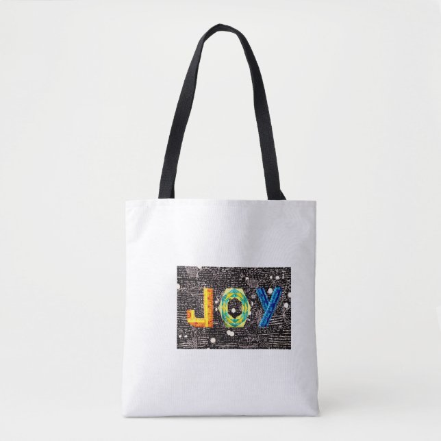 Quilted JOY Tote Bag (Front)