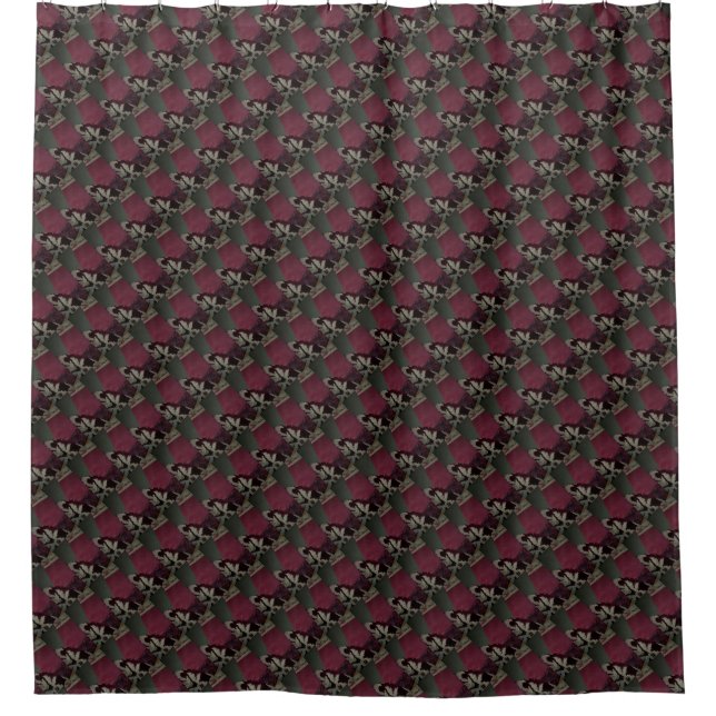Quilted Look Cranberry Velvet (Front)