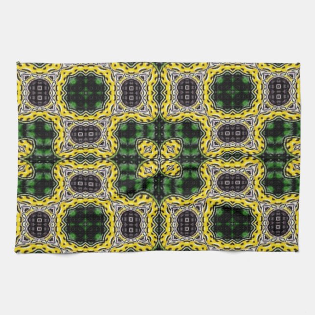 Quilted Pattern Style Kitche Towel-Design 1 Kitchen Towel (Horizontal)