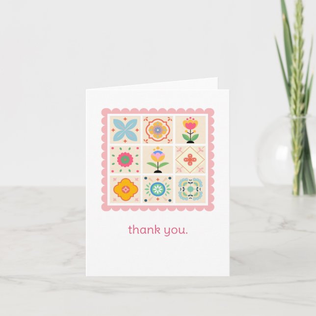Quilted with Love Baby Card (Front)