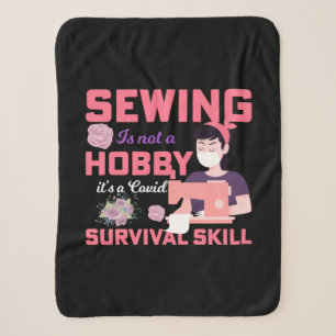 Quilter Gift   Sewing Is Not A Hobby Sherpa Blanket