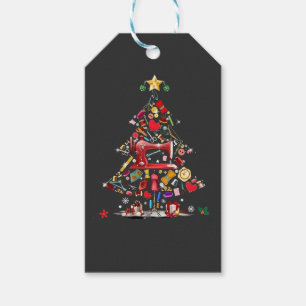 Quilter Merry Christmas Tree Quilt Block Quilting Gift Tags