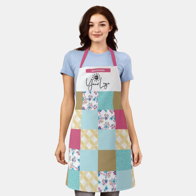 Quilter quilting seamstress personalize craft show apron (Worn)