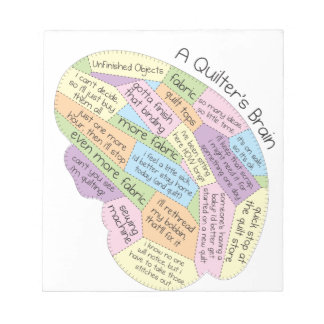 Quilter's Brain Notepad
