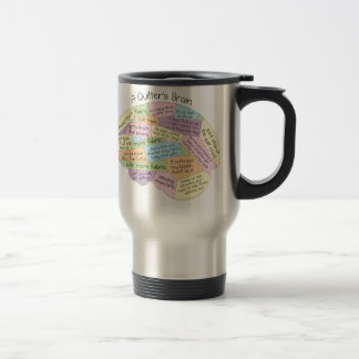 Quilter's Brain Travel Mug