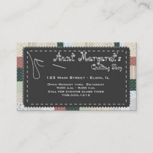 Quilter's Custom Business Card