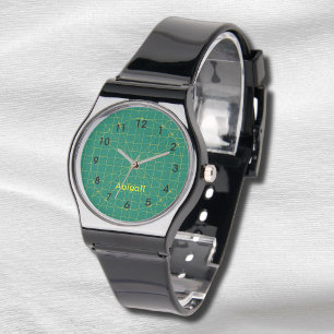 Quilter's Green Cutting Mat eWatch Watch