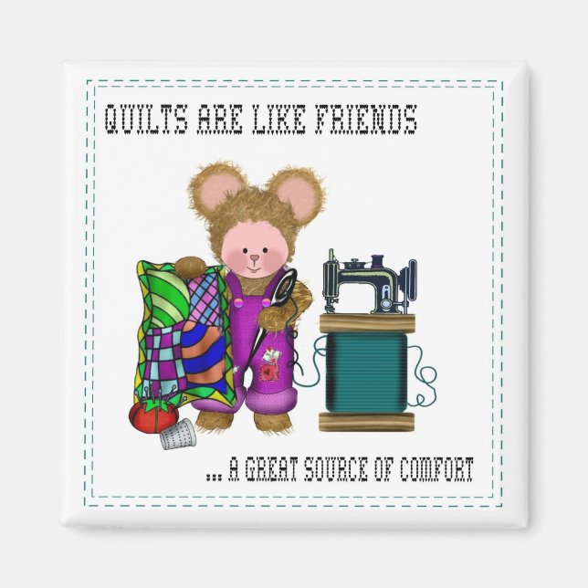 Quilters Magnet (Front)