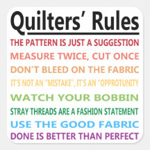 Quilters' Rules