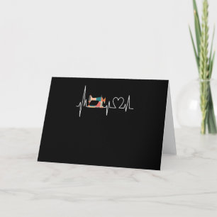 Quilting And Sewing Is My Loves Heartbeat Gifts Card