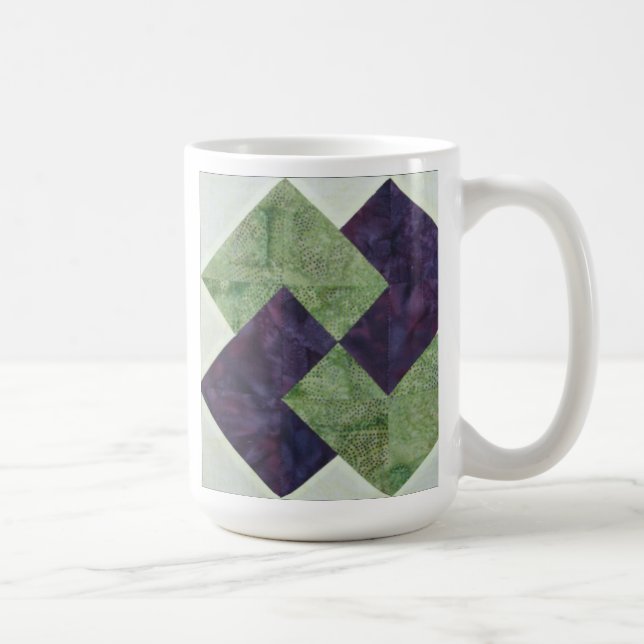 Quilting Bee in Heaven Quilter's Mug (Right)