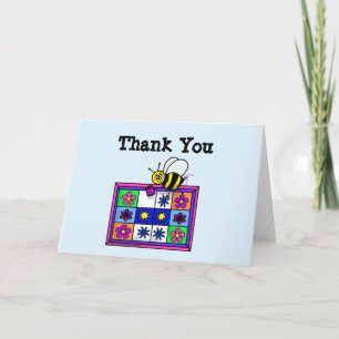 Quilting Bee Thank You Cards to Customize