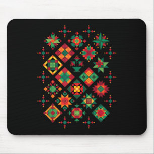 Quilting Block Pattern Quilters Sewing Lovers Quil Mouse Pad
