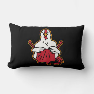 Quilting Chicken Funny Gifts Quilting Lovers Lumbar Pillow
