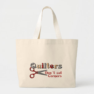Quilting Corners Large Tote Bag