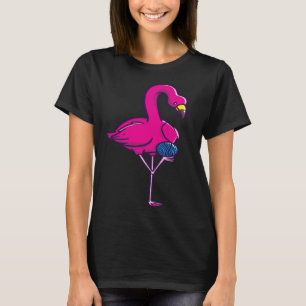 Quilting Crochet Gif for Women Knitting Flamingo T-Shirt