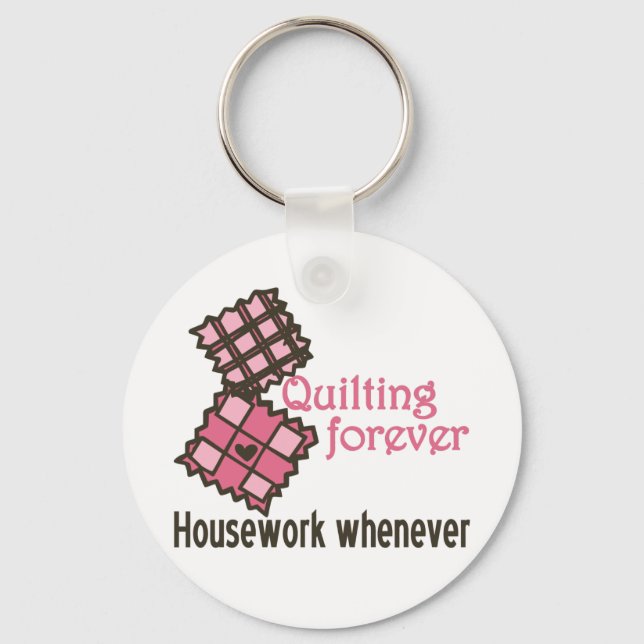 Quilting Forever Keychain (Front)