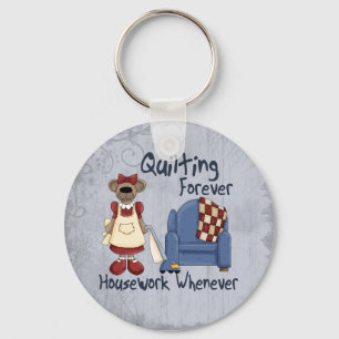 Quilting Forever Keychain