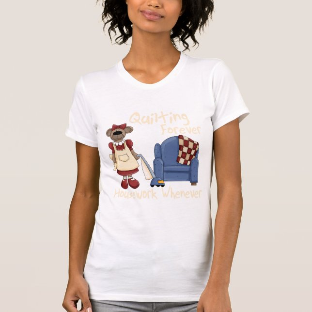 Quilting Forever T-Shirt (Front)