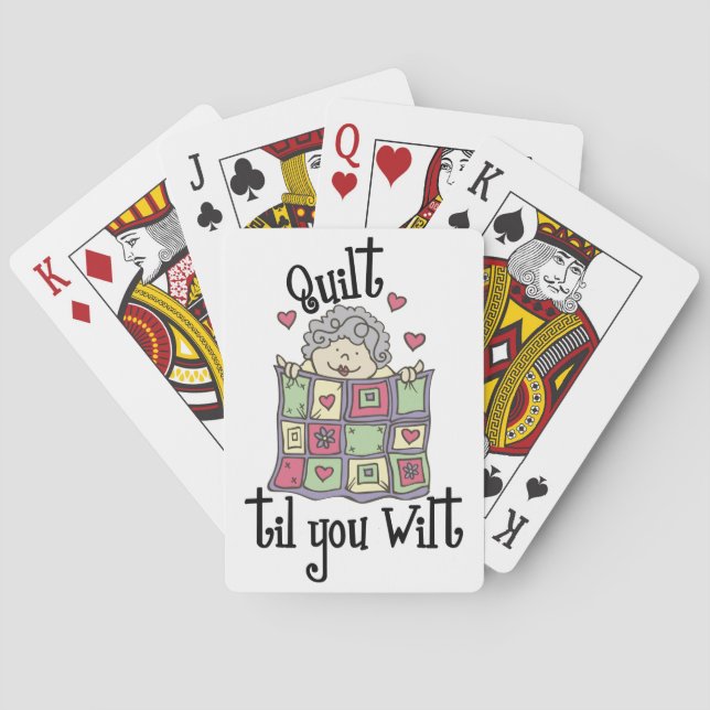 Quilting Granny Playing Cards (Back)
