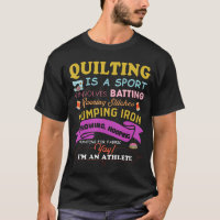 Quilting Is A Sport Funny Quilt Sayings Sewer Quil
