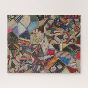 Quilting Patchwork Colourful Collage Pattern   Jigsaw Puzzle