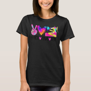 Quilting Peace Love Sewing Blessed Are Piecemakers T-Shirt