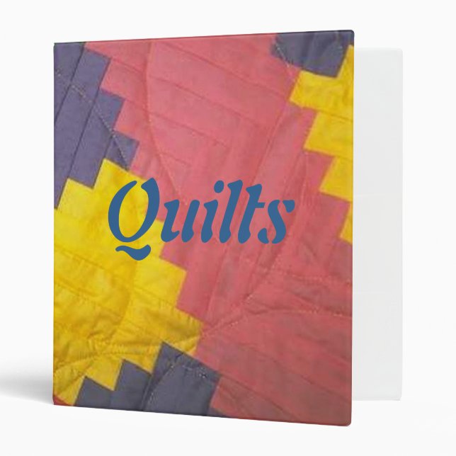 Quilting photo album binder (Front/Inside)