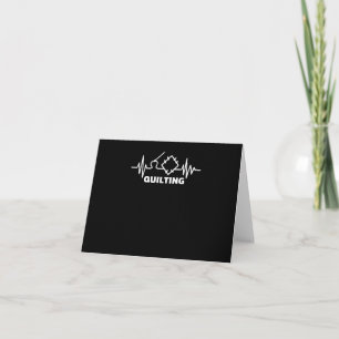 Quilting Pulse Premium   Funny Quilting Lovers Card