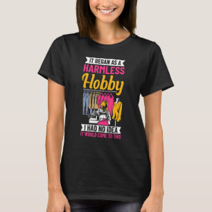 Quilting Quote Sewing Fabric Sewerperson Stitching T-Shirt