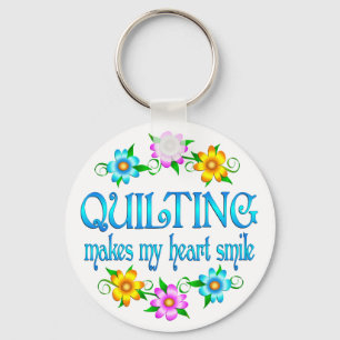 Quilting Smiles Keychain