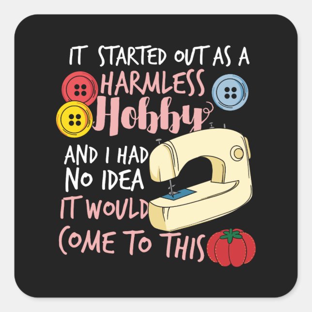 Quilting Square Sticker (Front)