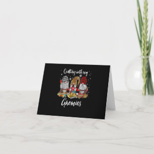 Quilting With My Gnomies Christmas Gnomes Holiday Card
