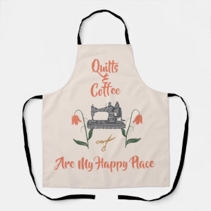 Quilts and Coffee  Quilting and Crafting  Apron