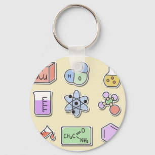 Quimica en lo mas basico keychain