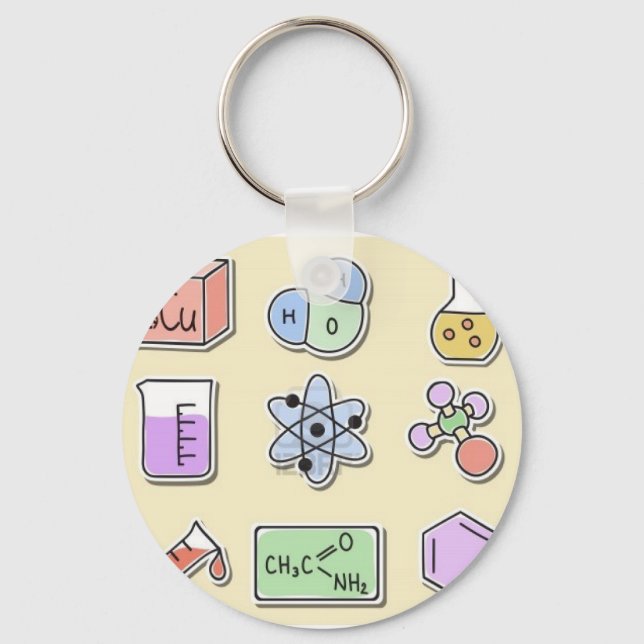 Quimica en lo mas basico keychain (Front)