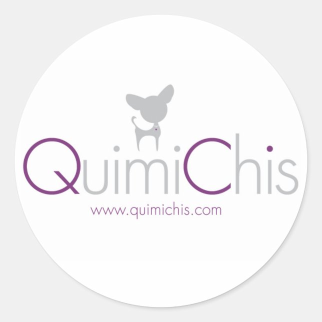 Quimichis banner classic round sticker (Front)
