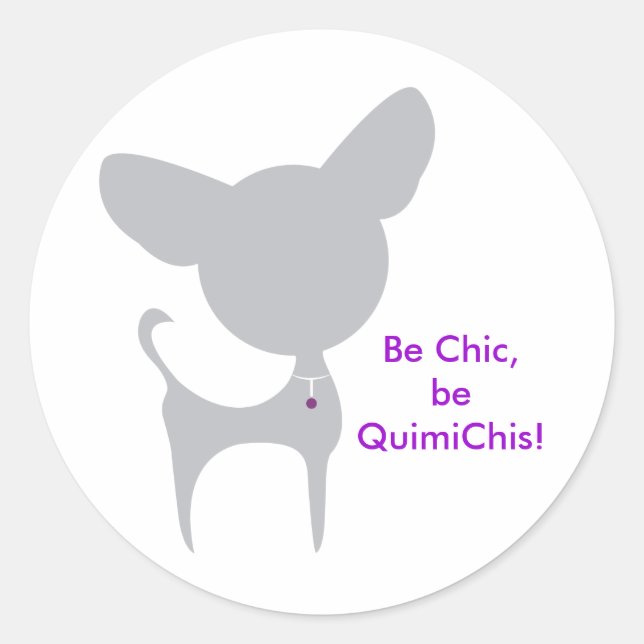 QuimiChis Classic Round Sticker (Front)