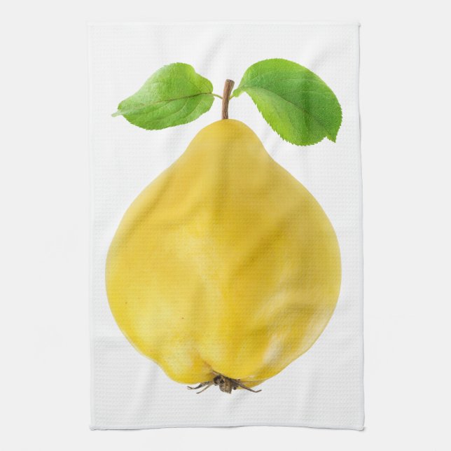 Quince fruit kitchen towel (Vertical)