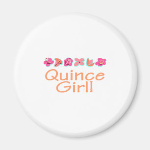 Quince Girl (peach colour) Magnet