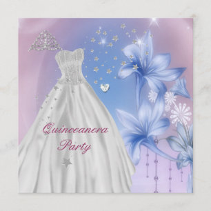 Quinceanera 15th Birthday Party Invitation