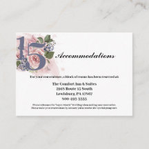 Quinceañera 15th Chic Floral 