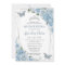 Quinceañera Baby Blue Floral Butterflies 16th 