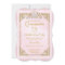 Quinceanera Blush Pink Damask photo Gold Tiara