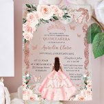 Quinceañera Blush Pink Floral Rose Gold Princess Acrylic Invitations<br><div class="desc">Add a touch of elegance to your special occasion with these vintage rose gold blush pink floral acrylic invitations, featuring a girl in beautiful blush pink dress, a rose gold princess crown, butterflies and refined rose gold accents. Ideal for quinceañeras, Sweet 16s, 18th birthdays, debutante balls, and other milestone celebrations,...</div>
