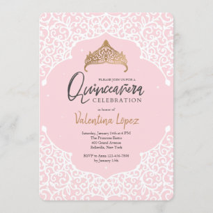 Quinceañera Celebration Invitation