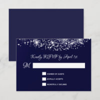 Quinceañera Deep Blue Starry Night Sky