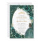 Quinceañera Emerald Green Gold Floral Princess