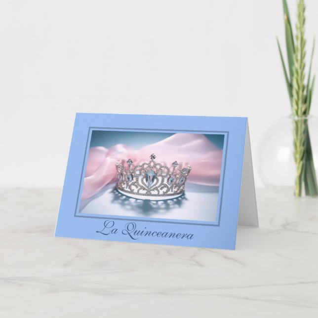 Quinceanera Folded Card (Front)
